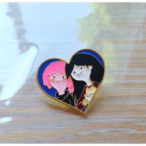 Adventure Time Pin Princess Bubblegum Marceline Heart Enamel Pin
